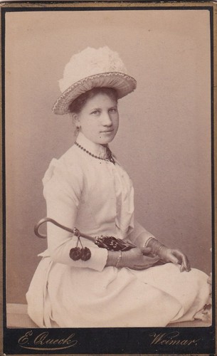 Ernst queck cdv - -, dame