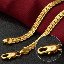 18K Gelbgold plattiert 5mm