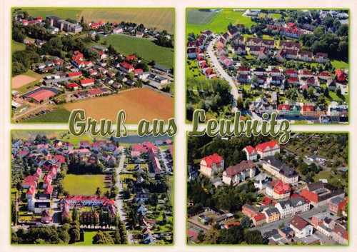 Postkarte leubnitz werdau - postkarte,