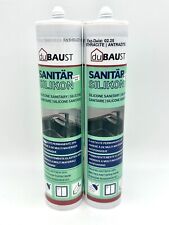 2x Sanitär Silikon dubaust SAS24 Selastisch schimmelfest Küche 310ml - Anthrazit
