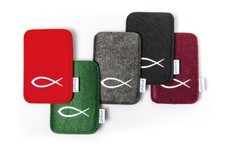 Handytasche fisch aus filz - "fisch",