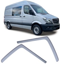 Windabweiser Regenabweiser Windschutz Schwarz für Mercedes Sprinter W906 06-18