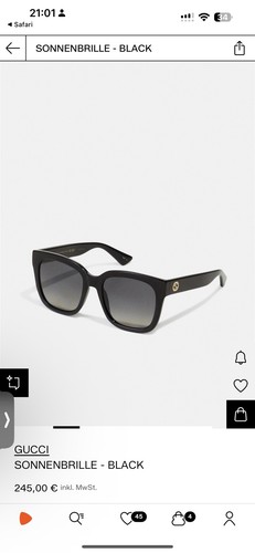Gucci sonnenbrille neu mit - gucci,