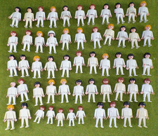 PLAYMOBIL 61 Color-Figuren, weiße Figuren + Kinder 3606, 3625, 3609, 3660, 3703