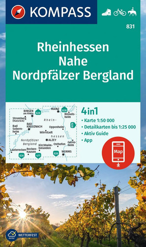 Kompass wanderkarte 831 - kompass,