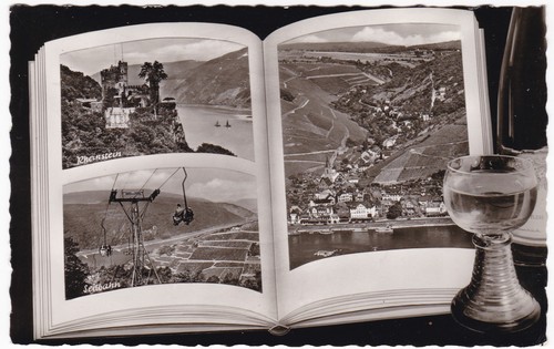 Assmannshausen rhein 1959 - ak,