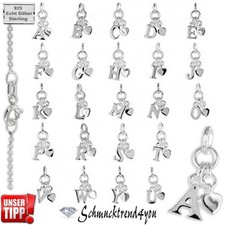 Buchstabe Herz Anhänger