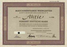 Maschinenfabrik weingarten - maschinenfabrik,