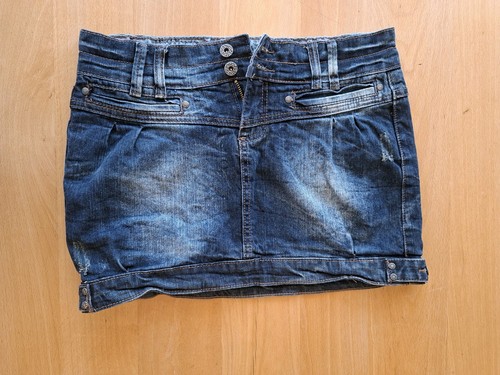 Crazyworld kurzer jeansrock - kurzer,