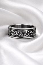 Keltischer Ring aus Edelstahl