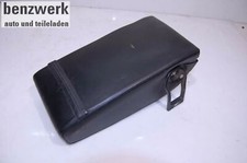 Mercedes W126 MIttelarmlehne Sitz Sitzbank hinten Sitzlehne Leder Schwarz