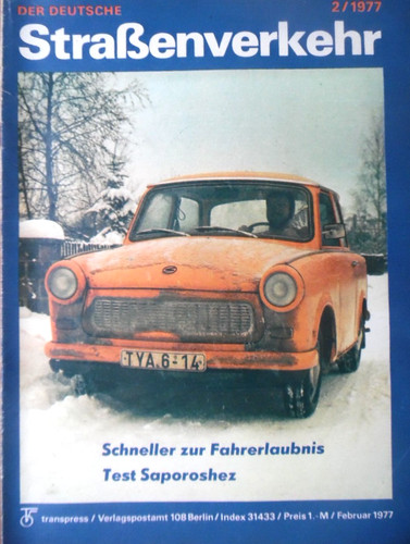 Der deutsche straßenverkehr - deutsche,
