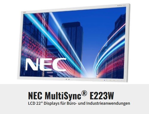 Nec multisync e223w zoll - multisync,