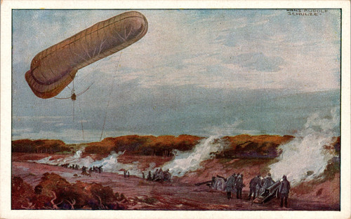 Zeppelin luftschiff - ak,