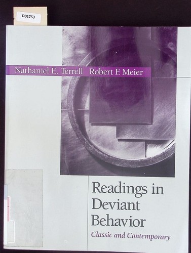 Readings deviant behavior - readings,