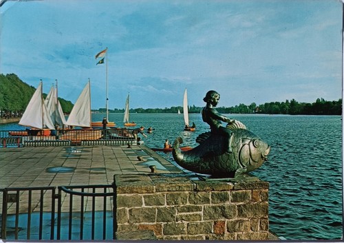 Hannover fischreiter am - ak,