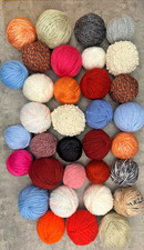 1 kg (1000gramm)  Wolle  Wollreste zum Basteln Stricken Häkeln (P2)