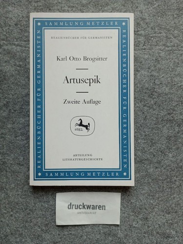 Artusepik sammlung metzler 38 - metzler,