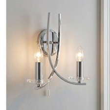 Moderne Wandleuchte 2-flmg