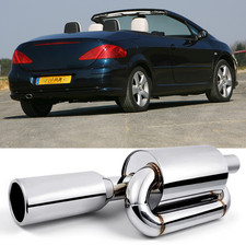2.5" Inlet 4" Out Edelstahl