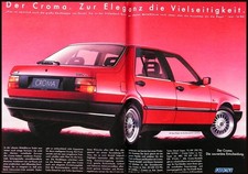 Fiat Croma, alle Modelle, originale Werbung aus 1987,  Großformat!