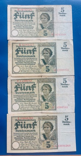 Deutschland 4x5 rentenmark - ,