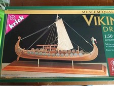 AMATI Viking Ship Wikingerschiff Drakkar Oseberg - Holzmodell Bausatz 1/50