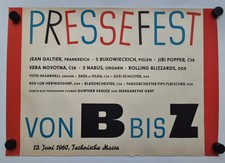 Plakat Pressefest ND "Von B