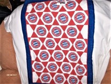 FC Bayern München Gästehandtuch rot weiß Logos 65 x 45 cm  Neu,Lizenz,Rarität