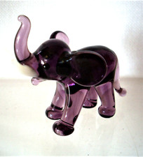 Glasfigur Elefant Lauscha Glasbläserei Handarbeit Geschenk