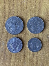 Serie 4 Münzen Stadt Der