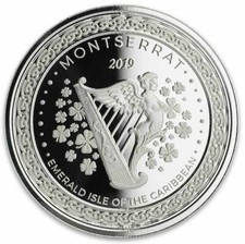 1 UNZE 999 SILBER - IRLAND / KELTISCHE HARFE - SILBERMÜNZE - SILBERBARREN 