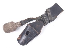 Kaiserreich, Portepee an Koppelschuh für ein Extraseitengewehr. Getragen, ungere