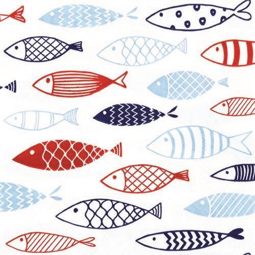 Servietten fish tour - fish,