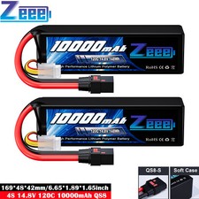 2x Zeee 14.8V 4S Lipo Akku