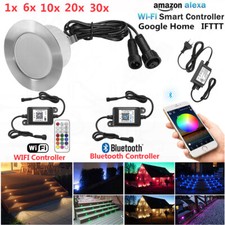 WIFI Bluetooth RGB/RGBW LED Einbaustrahler Außen Lampe Beleuchtung Terrasse Spot