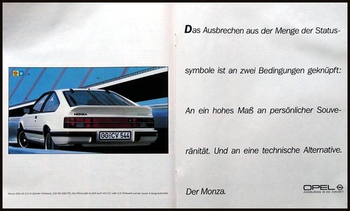 Opel monza gse - monza, gse,