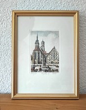 Bild mit Holz-Glas-Rahmen