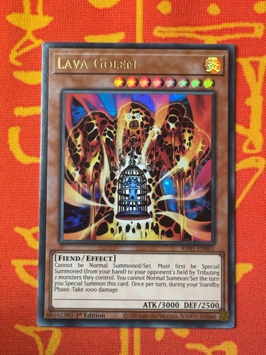 Yugioh lava golem ultra - yugioh, rare