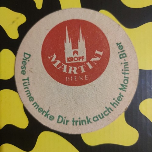Alter bierdeckel martini - bierdeckel,