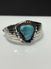 Silber Armreif mit Türkis