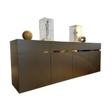 Christine Kröncke Sideboard GAP Lack Terra Grau Braun Matt Mit 