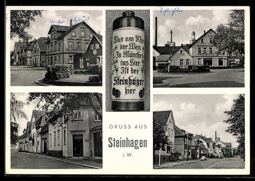 Steinhagen bierkrug - steinhagen,