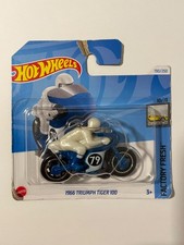 Hot Wheels 1966 triumph Tiger 100 Blau  190/250 2024 10/10 Factory Fresh