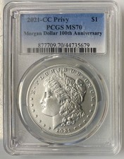 PCGS MS 70 2021-CC Privy