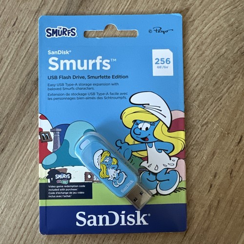 Sandisk schlumpfine 256 usb - sandisk,