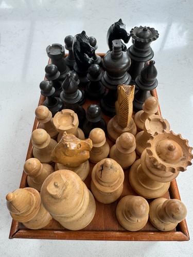 Antikes schachspiel mit - antikes,