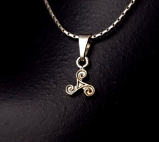 Anhänger Silber 925 Triskele keltisch - attraktiv & zierlich