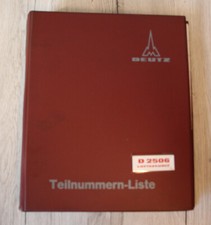 Original D2506 Deutz Teilnummern-Liste (Ersatzteilliste)