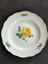 Meissen porzellan gelbe rose - meissen,